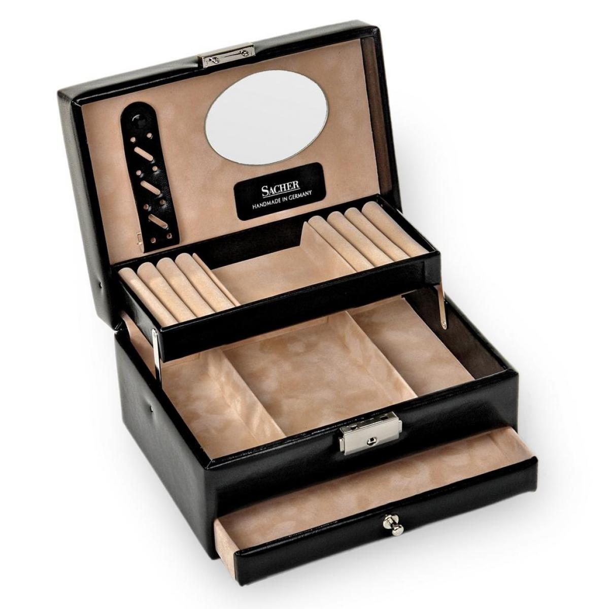 SACHER | Schmuckkassette Carola New Classic schwarz  (15.000.290443)